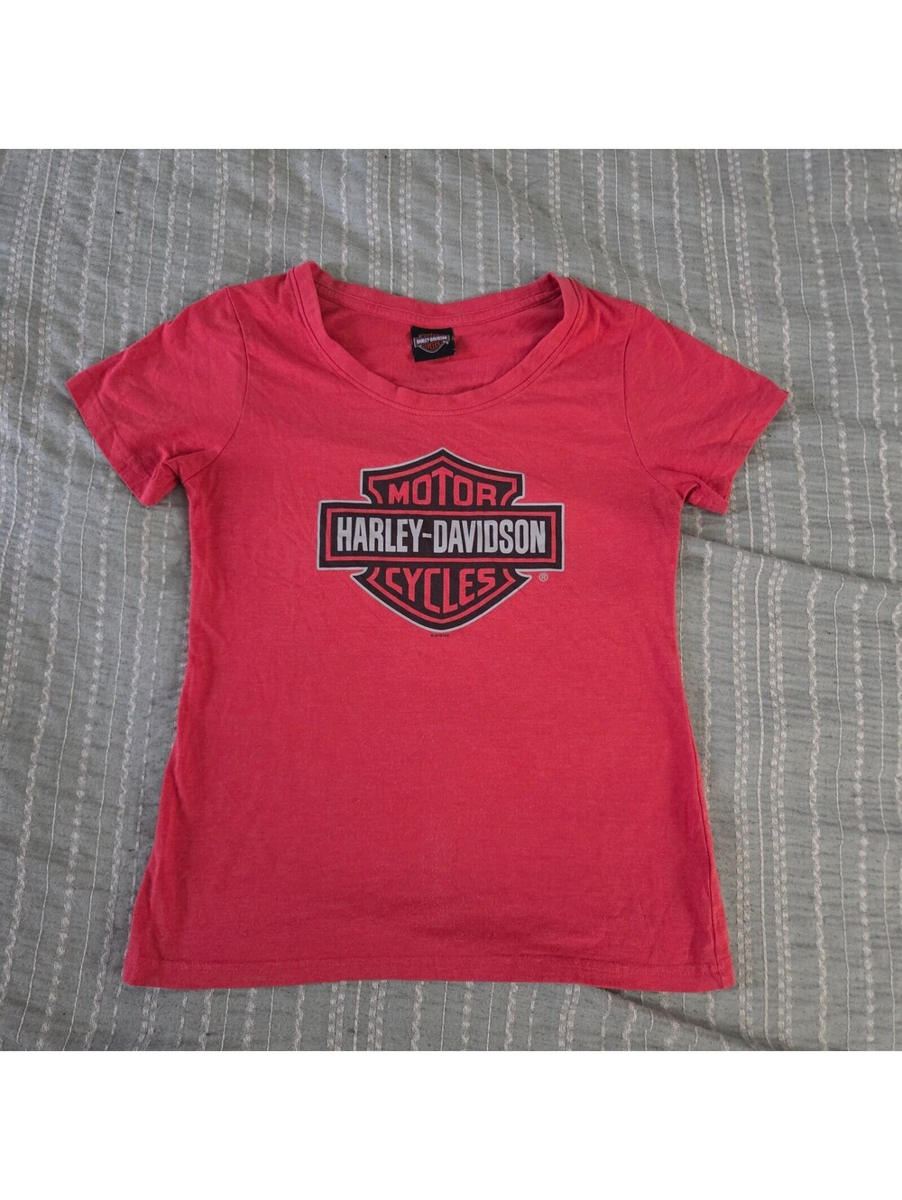 Harley Davidson red logo T shirt